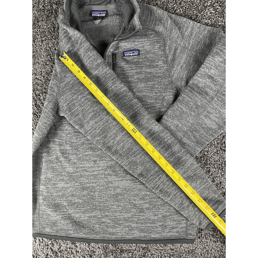 Patagonia Men's Better Sweater 1/4-Zip Fleece, Stonewash Gray, Size Medium - Picture 8 of 11